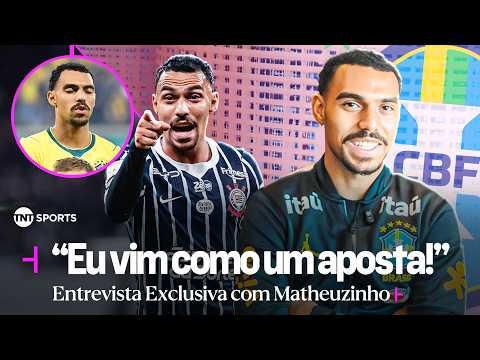 MATHEUZINHO É SINCERO SOBRE VOLTA POR CIMA NO CORINTHIANS E PRIMEIRO JOGO PELA SELEÇÃO BRASILEIRA!