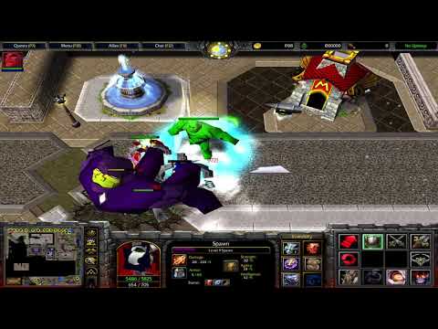 All the yao guis farming sentinel lmao comic book heroes in wc3 frozen throne