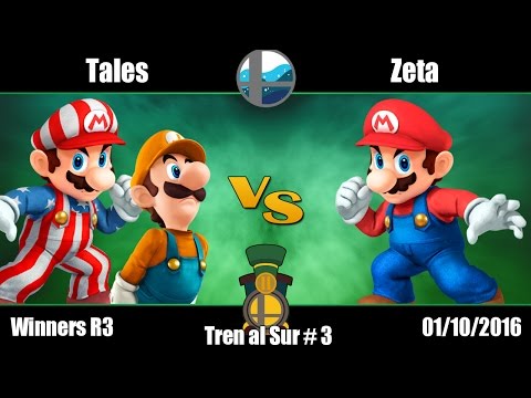 Tren al Sur #3: OZN | Zeta (Mario) vs OZN | Tales (Mario, Luigi) - Winners R3