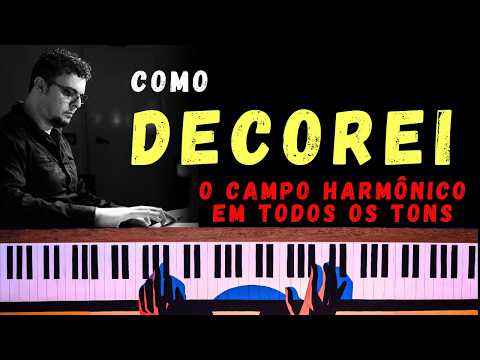 Como Decorar o Campo Harmônico (Maior e Menor) em Todos os Tons