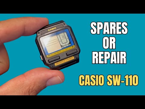 1986 Casio SW-110 Uhrenersatzteile oder Reparatur