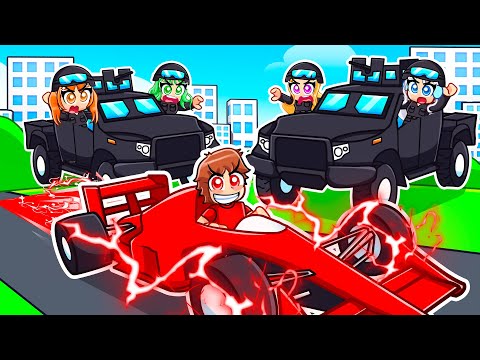 F1 SPEEDRUNNER Vs Hunters In Roblox Driving Empire...