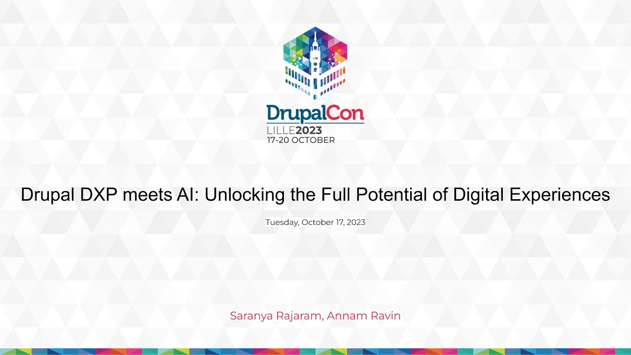 CLIENTS & INDUSTRY - Drupal DXP meets AI: Unlocking the Full Potential of Digital Experiences