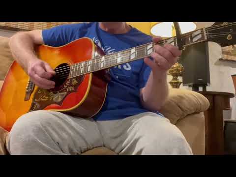 Gibson Hummingbird 1966 Cherry Sunburst image 17
