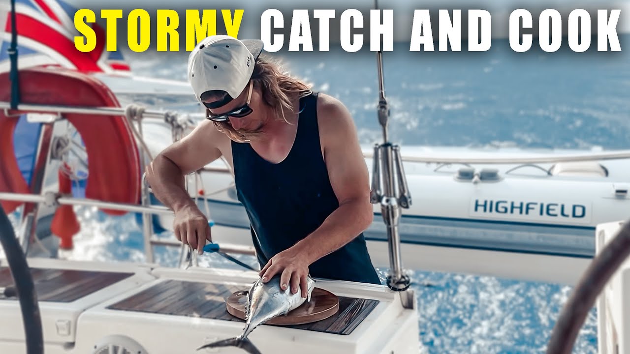 GUESS WHO'S coming to dinner?! Sailing Sunday Vlog. 250