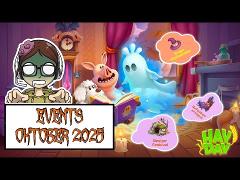 Hay Day - All (?) Events in October 2025 - Overview in German