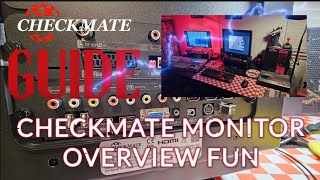 Let’s take this Checkmate Monitor for a spin and see what this retro loving beast can do!
