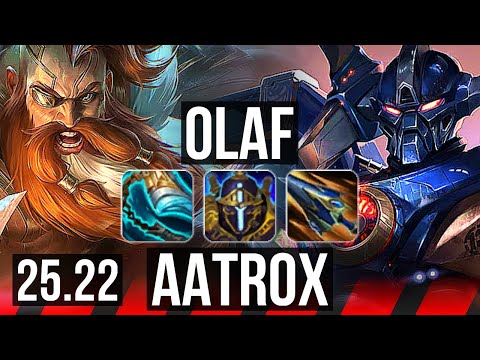 OLAF vs AATROX (TOP) | 13/2/10, 50k DMG, Dominating | EUW Master | 25.22