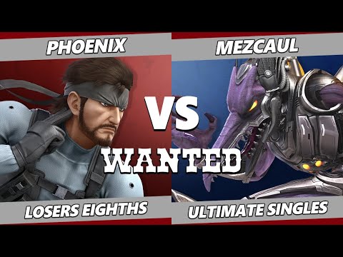 WANTED S5 C2 Top 8 - Phoenix (Snake) Vs. Mezcaul (Ridley) SSBU Ultimate Tournament