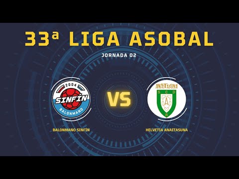 33ª Liga ASOBAL J02: Balonmano Sinfín - Helvetia Anaitasuna 21-21