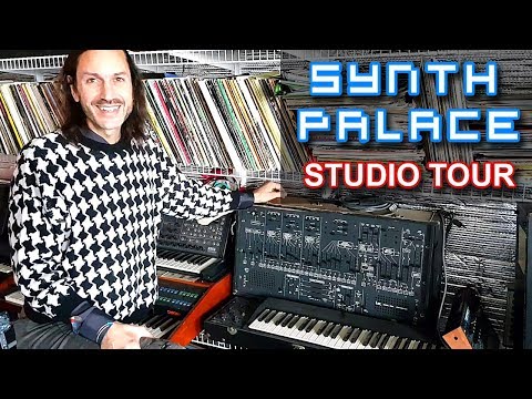 SYNTH PALACE | Synth studio tour | Synthesizer reviews + music studio