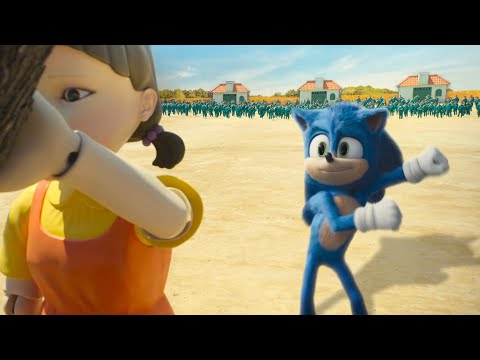 Sonic The Hedgehog in Squid Game