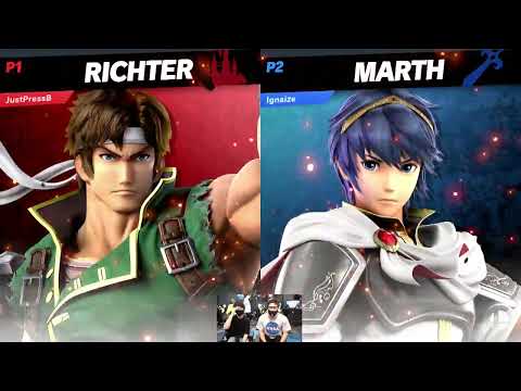 T3 DOM (Richter) vs Ignaize (Marth) - Smash Ultimate @ UCI #62 Losers Finals