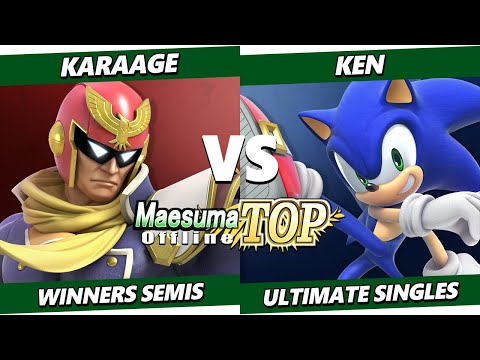MaesumaTOP #11 Top 8 - KEN (Sonic) Vs. Karaage (Captain Falcon) SSBU Ultimate Tournament