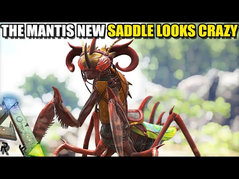 THE MANTIS NEW SADDLE LOOKS CRAZY !! | TRIBE WARS | ARK SURVIVAL EVOLVED EP29