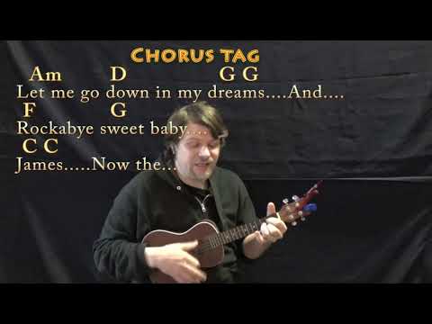 Sweet Baby James (James Taylor) Ukulele Cover Lesson in C with Chords/Lyrics