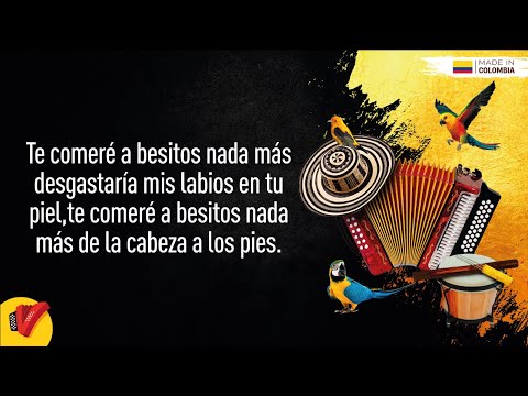 A Besitos, Los Diablitos, Video Letra - Sentir Vallenato