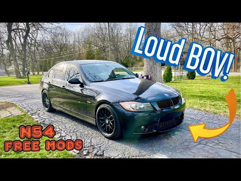 BMW 335i Blow Off Valve Sounds (Factory Diverter Valves LOUD!) N54 Free Mods