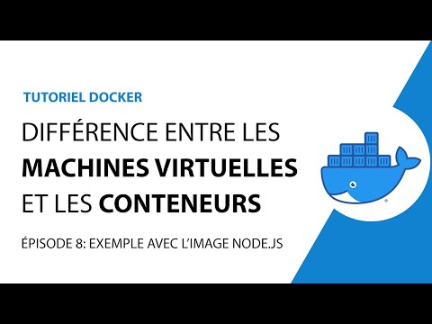 Machines virtuelles vs Conteneurs 8 Exemple avec l image Node js