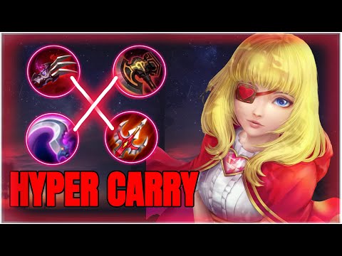 Ruby HYPER CARRY ! ~ Haas Claws + War Axe Insane Lifesteal ~ Top Global Ruby ~ Mobile Legends 2021