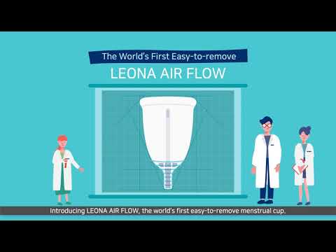 LEONA AIR FLOW - Easy to remove menstrual cup