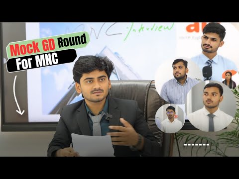 MNC round Group Discussion | HR Interview | GD in MNC | How to speak good in Group Discussion