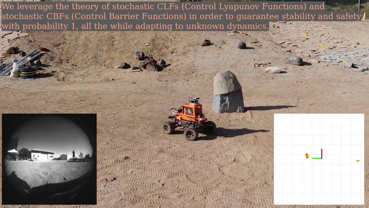 Bayesian Learning-Based Adaptive Control for Safety Critical Systems