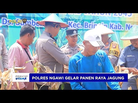 POLRES NGAWI GELAR PANEN RAYA