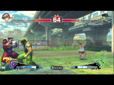 Harrison SBA (Guy) vs  Happy Medicine (M Bison) SSF4AE 2012 XBL Match