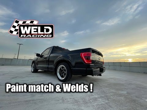 WELDS & PAINT MATCH ON MY 22 F-150 COYOTE