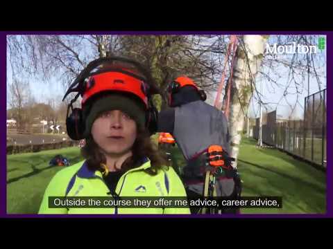 Moulton College Arboriculture Student
