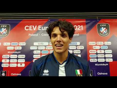 Europei Maschili 2021: Mattia Bottolo dopo la vittoria contro la Repubblica Ceca