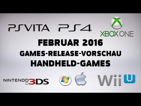 Games-Release-Vorschau - Februar 2016 - Handheld // powered by Konsolenschnäppchen.de