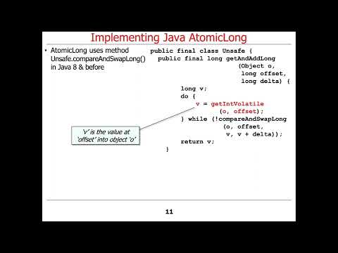 Implementing Java Atomiclong