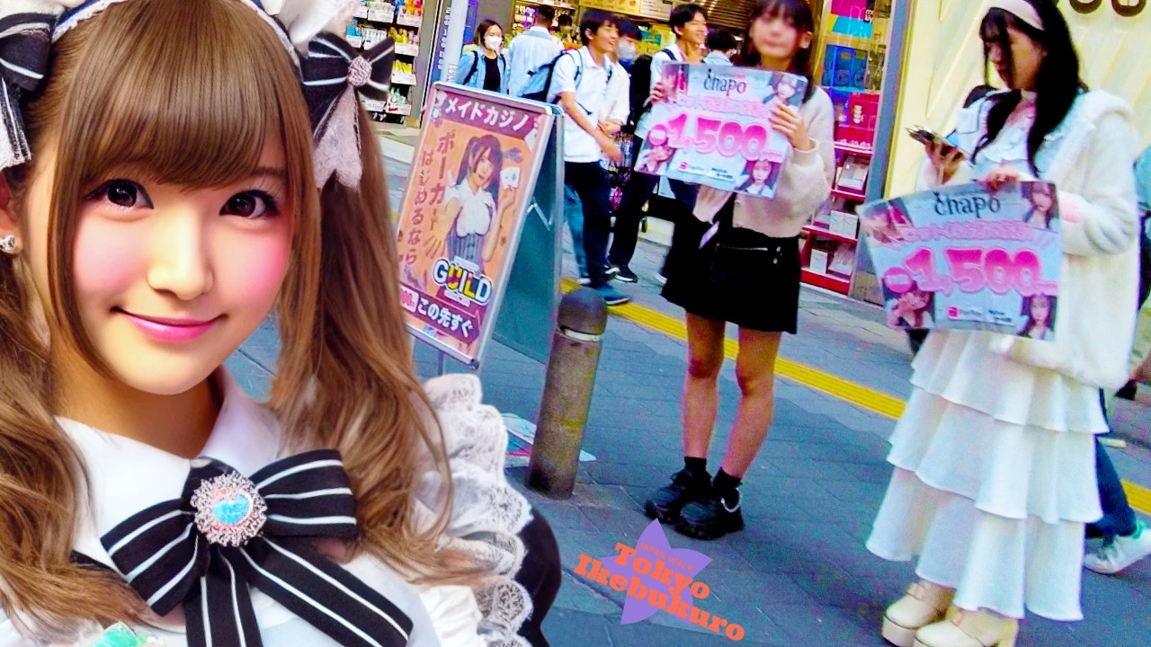Tokyo, Ikebukuro 🐶 1500 yen 💖 4K Nonstop 1 hour