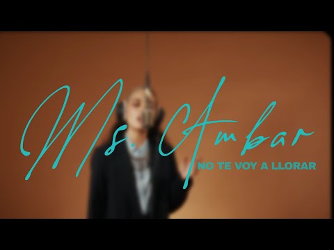 Ms. Ambar - No te voy a llorar (Live Performance)
