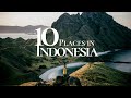 10 Amazing Places to Visit in Indonesia 🇮🇩  | Indonesia Travel Video