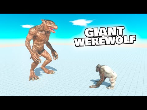 GIANT WEREWOLF VS EVERY UNIT | ANIMAL REVOLT BATTLE SIMULATOR