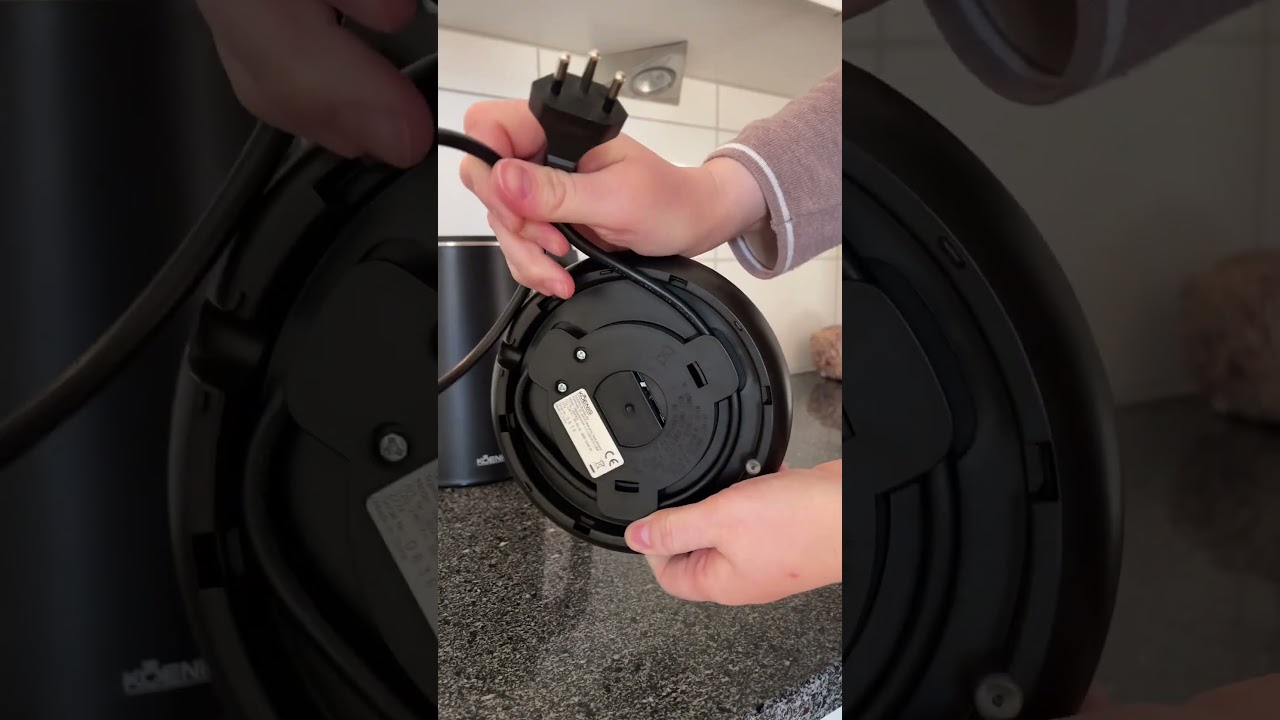 Koenig Wasserkocher Eco Line 1.5 l, Schwarz