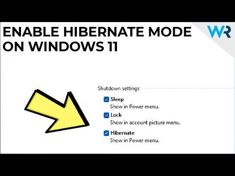How to enable Hibernate mode on Windows 11
