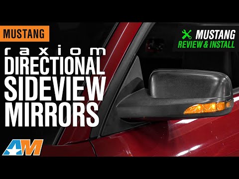 2005-2009 Mustang Raxiom Directional Sideview Mirrors Review & Install