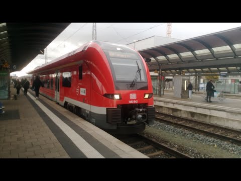 RE 20 von Nürnberg Hbf über Bamberg nach Würzburg.