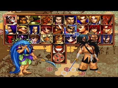 Samurai Shodown V Special - Деус Вольт (Kyoshiro) vs Souji (Haohmaru)