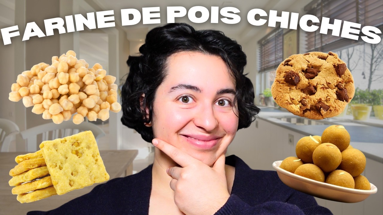 QUE FAIRE AVEC DE LA FARINE DE POIS CHICHE ? 4 RECETTES FACILES & PROTÉINÉES ! Sans Gluten + Vegan