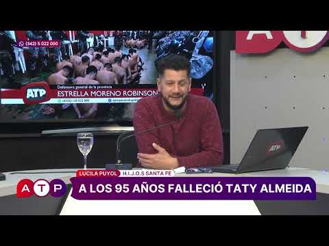 Lucila Puyol - Hijos - Taty Almeida falleció a los 95 años - ATP 16 06 26