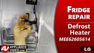 LG Refrigerator: Frost Build-Up in Freezer - Defrost Heater Repair - Troubleshooting & Diagnostics