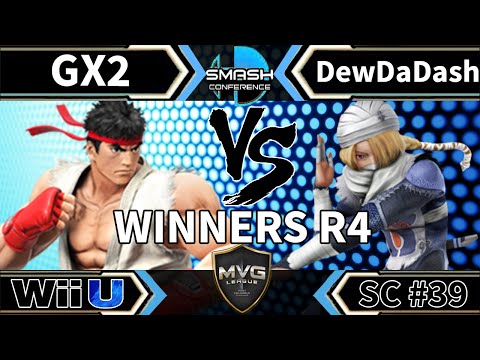 GX2 (Ryu) vs. DewDaDash (Sheik) - SSB4 Winners R4 - Smash Conference 39