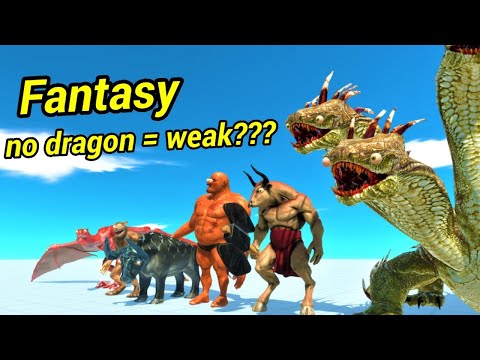 Fantasy (no dragon) vs every factions ARBS animal revolt battle simulator