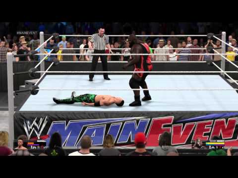 WWE 2K15 my career pt 17 darell's first match on main event