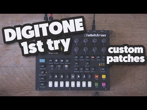 Elektron Digitone 1st try! Custom patches demo...
